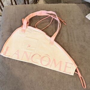 Lancôme Pink and Cream Tennis Racquet Bag